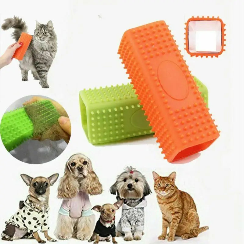 Silicone Pet Hair Removal Brush 