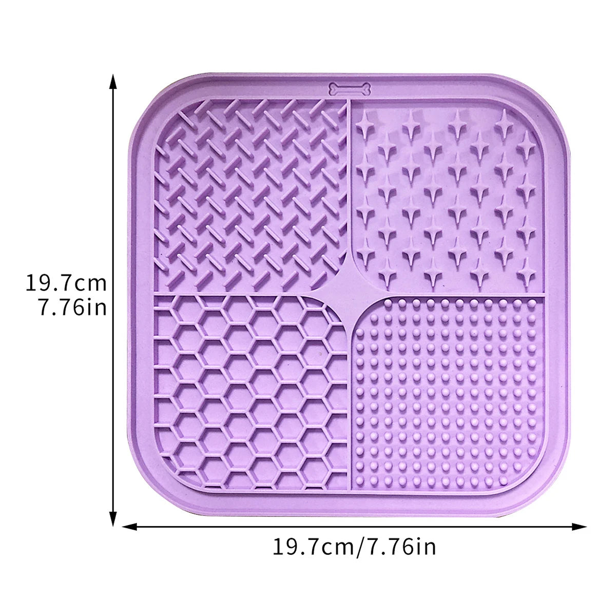 Silicone Pet Lick Mat with Suction Cups