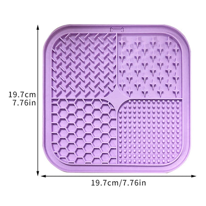 Silicone Pet Lick Mat with Suction Cups