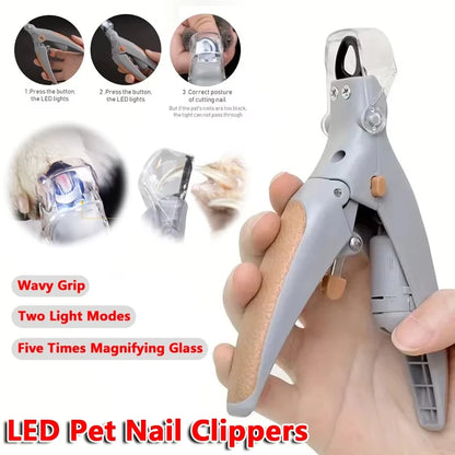 LED Pet Nail Clipper with Light