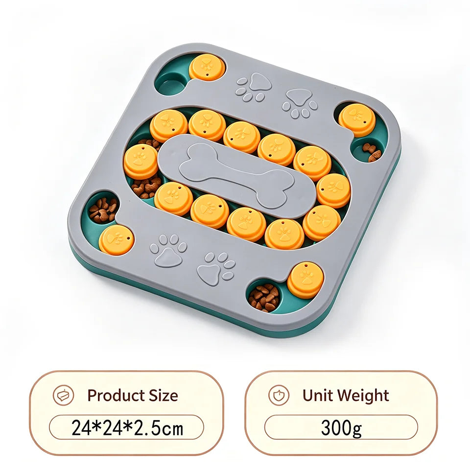 Interactive Dog Puzzle Slow Feeder