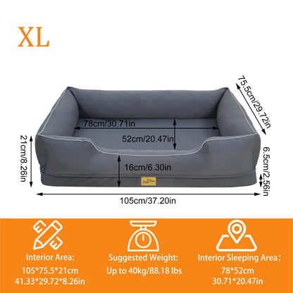 Orthopedic Dog Bed – Cozy Sofa-Style Pet Cushion