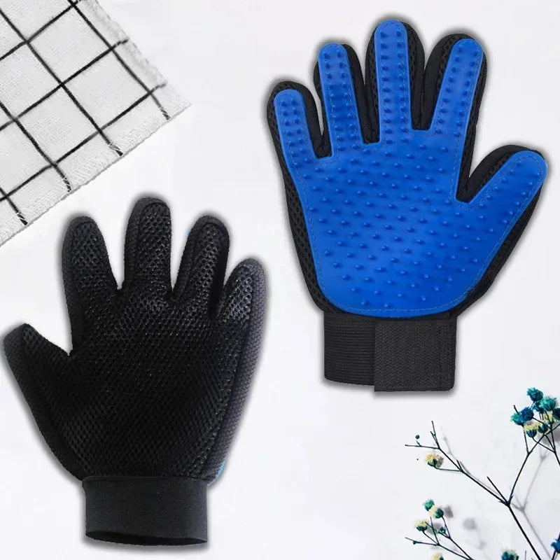 Pet Grooming Glove – Shedding & Massage Brush