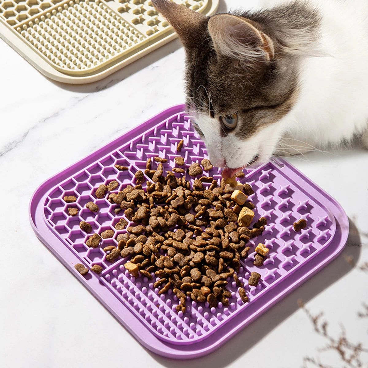 Silicone Pet Lick Mat with Suction Cups