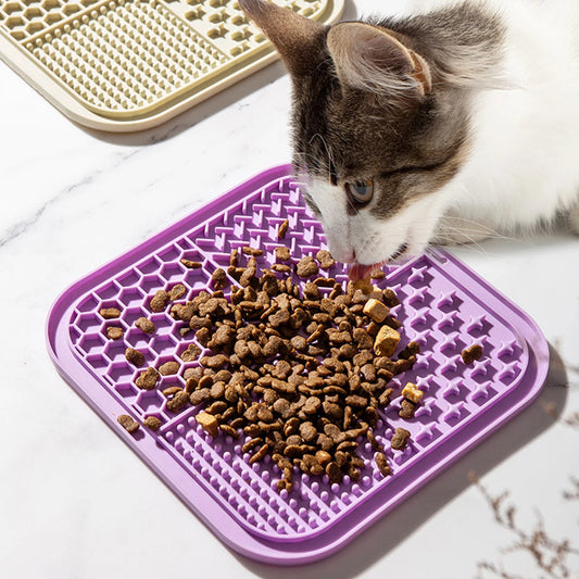 Silicone Pet Lick Mat with Suction Cups