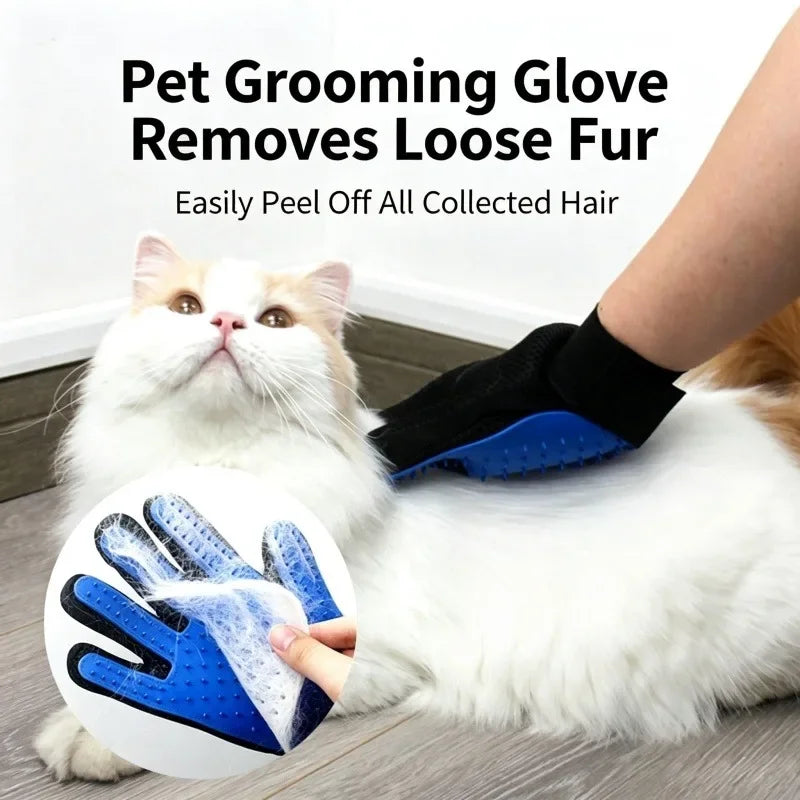 Pet Grooming Glove – Shedding & Massage Brush