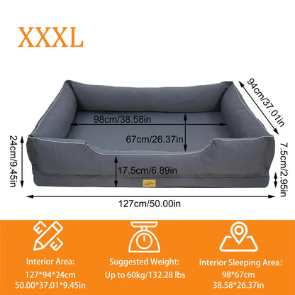 Orthopedic Dog Bed – Cozy Sofa-Style Pet Cushion
