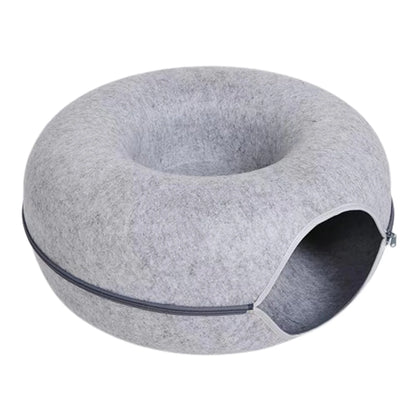 Interactive Round Cat Tunnel Nest