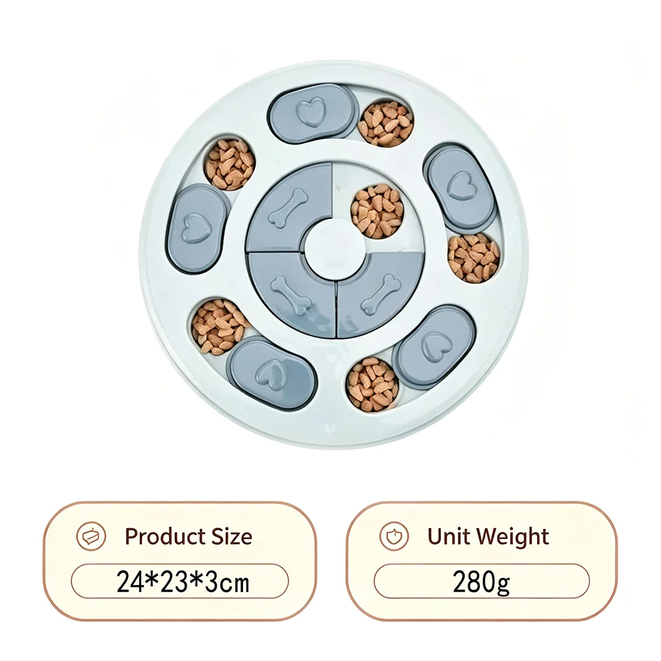 Interactive Dog Puzzle Slow Feeder