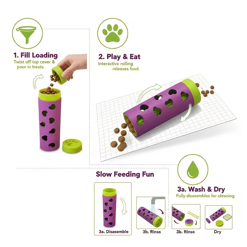 Interactive Slow Treat Dispenser